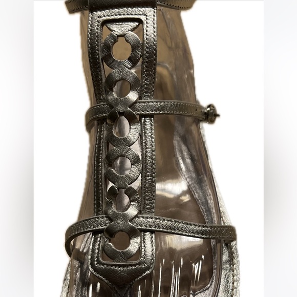 Coach Silver Women's Sandals - Picture 9 of 12